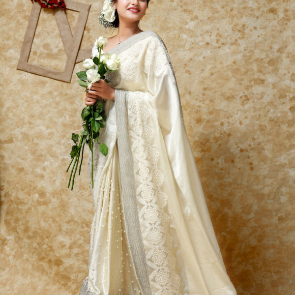 Christian Wedding Saree