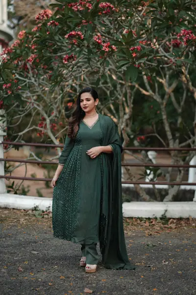 Dark Green Kurti